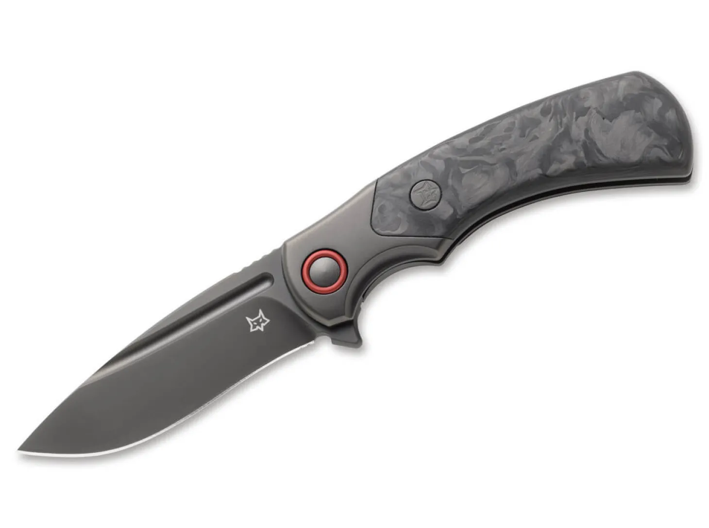 40° Anniversary Knife Marble Carbon Titan Black