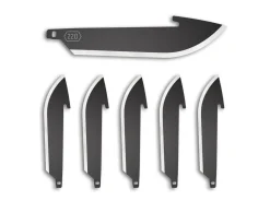 2.2" Drop Point Replacement Blades 6-Pack Black Oxide