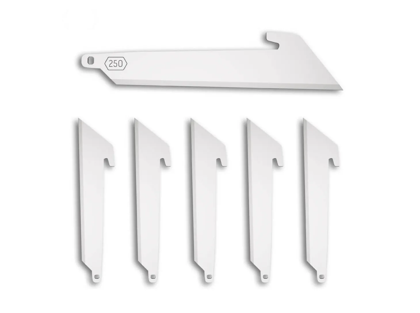 2.5" Utility Replacement Blades 6-Pack