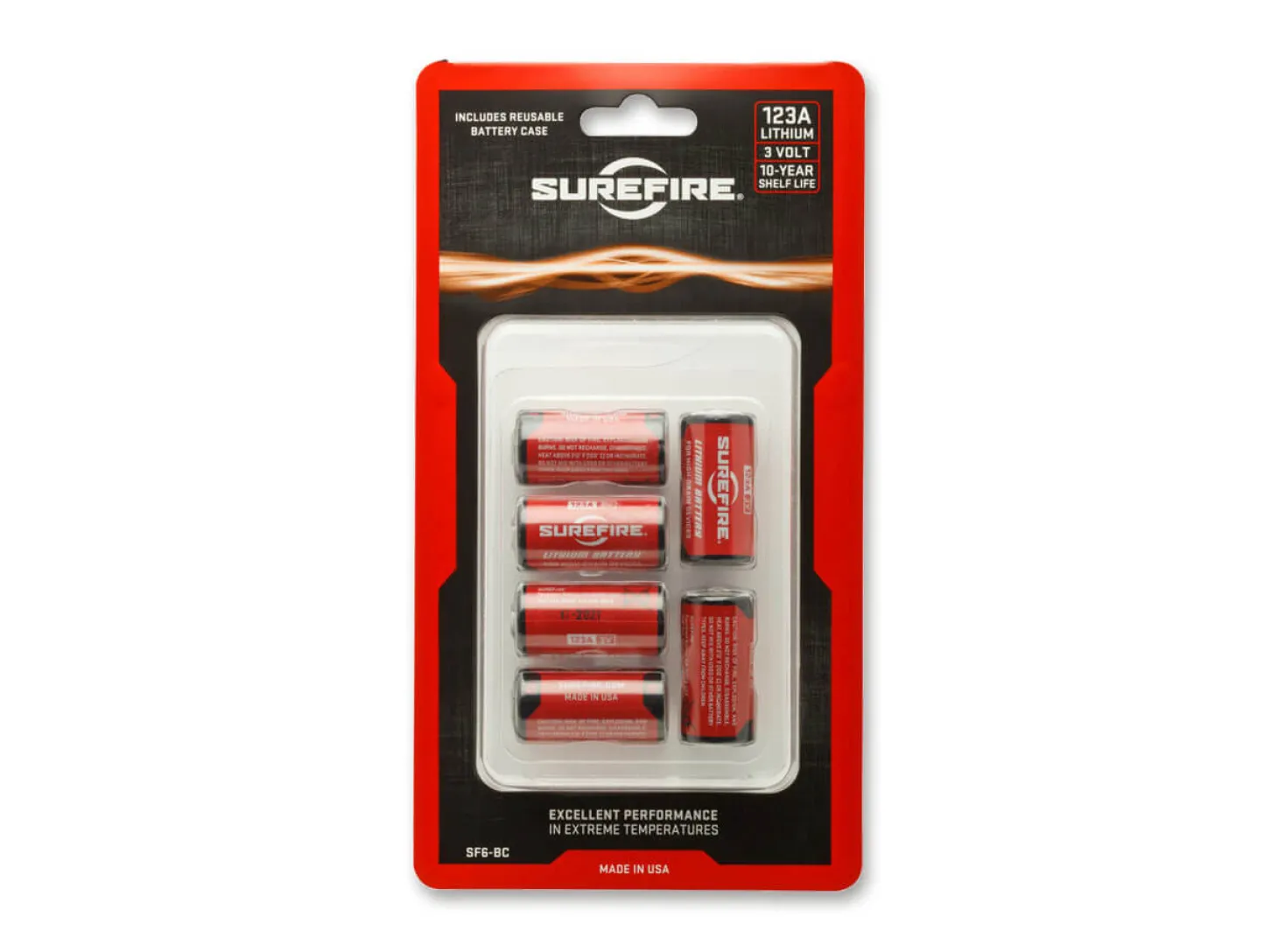 Batterie-Set CR123A 6