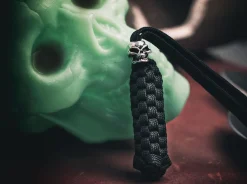 Black Skull Lanyard