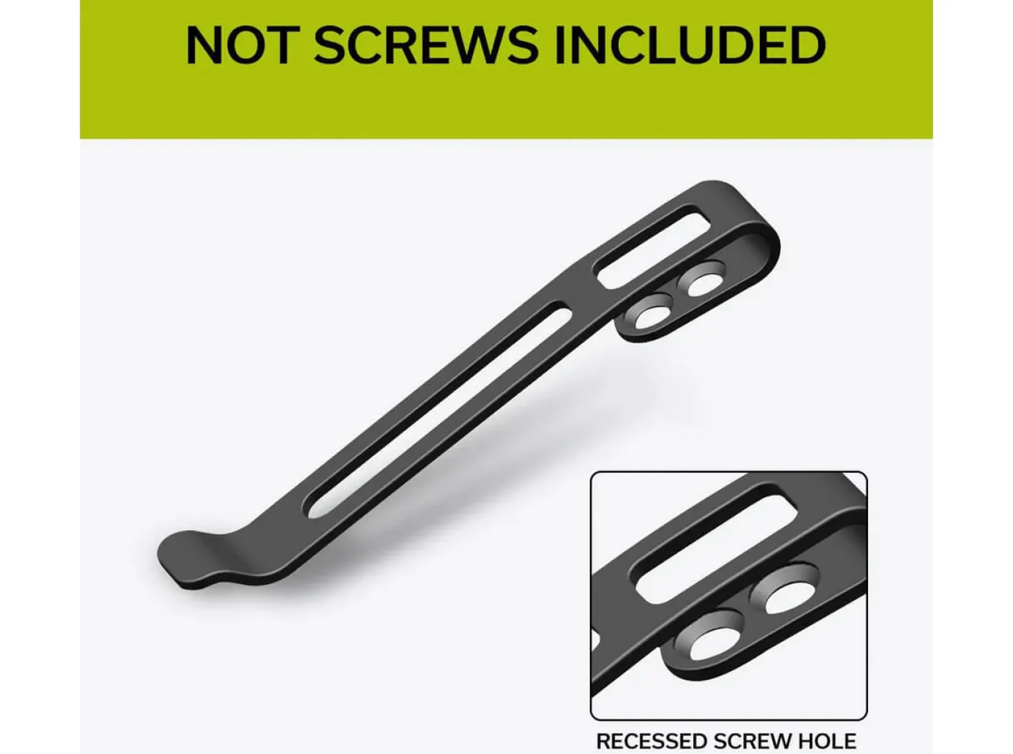 Black Stainless Steel Clip CA-05A-V1