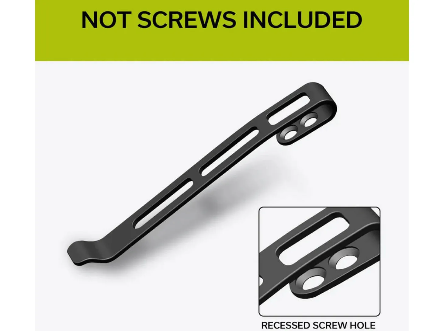 Black Stainless Steel Clip CA-06A-V1