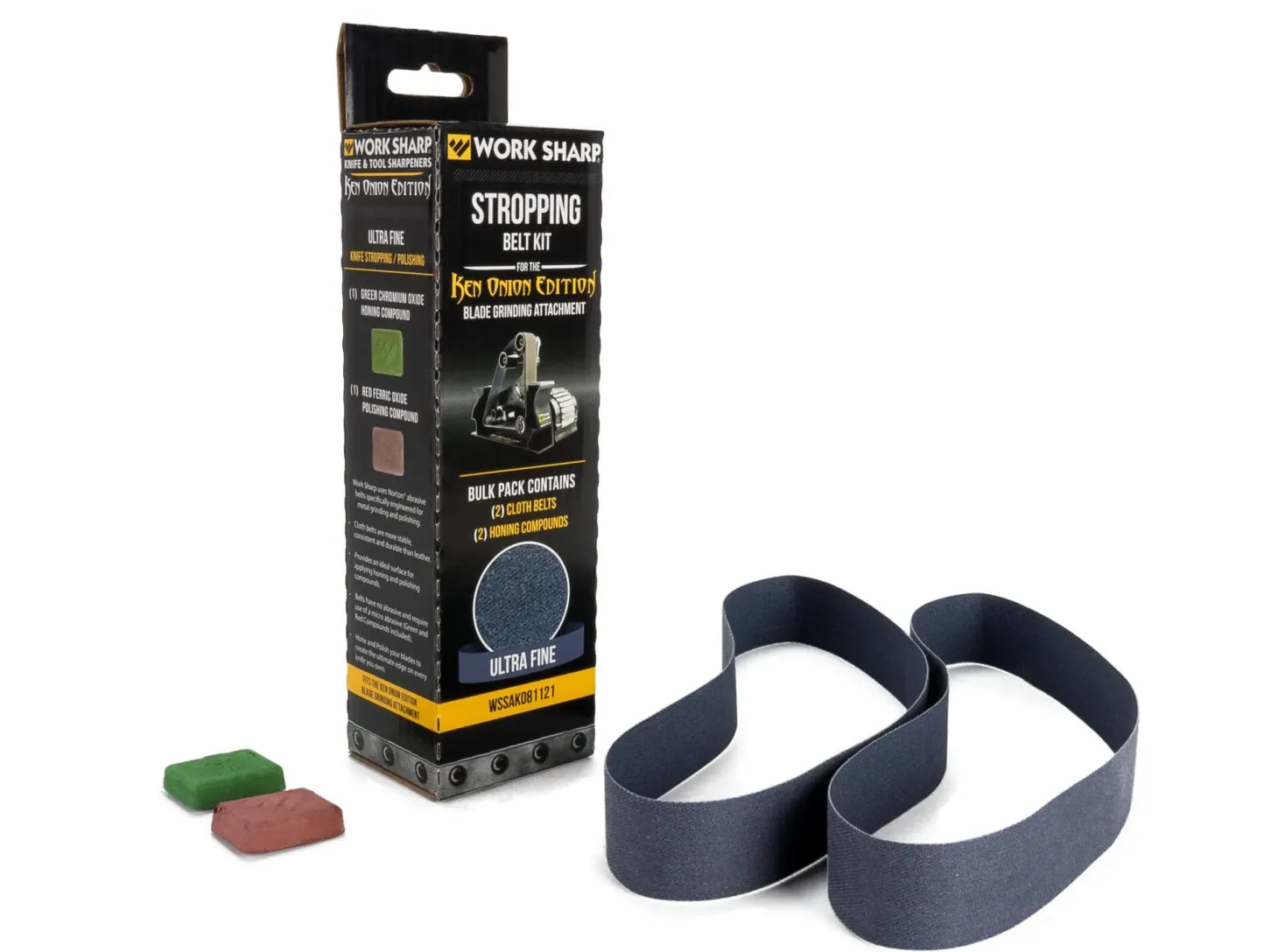 Blade Grinding Attachment Stropping Belt Kit