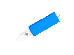 Blue OTF Money Clip Drop Not Serrated