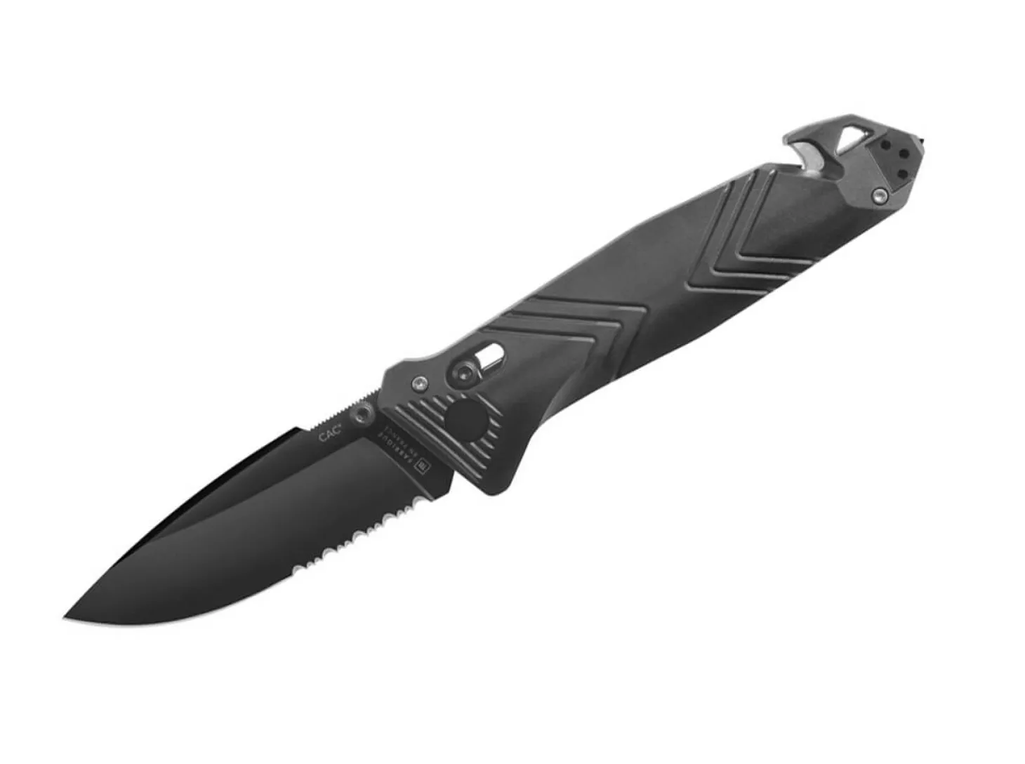 C.A.C. PA6 Black Serrated