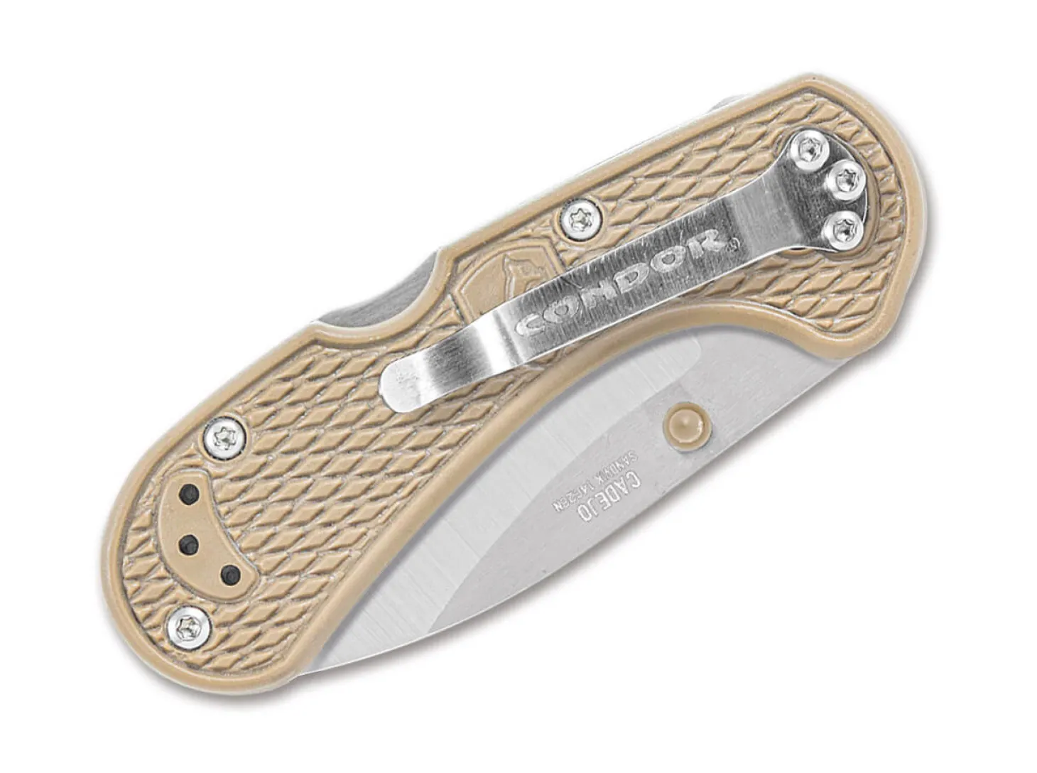 Cadejo Drop Point Folder Desert