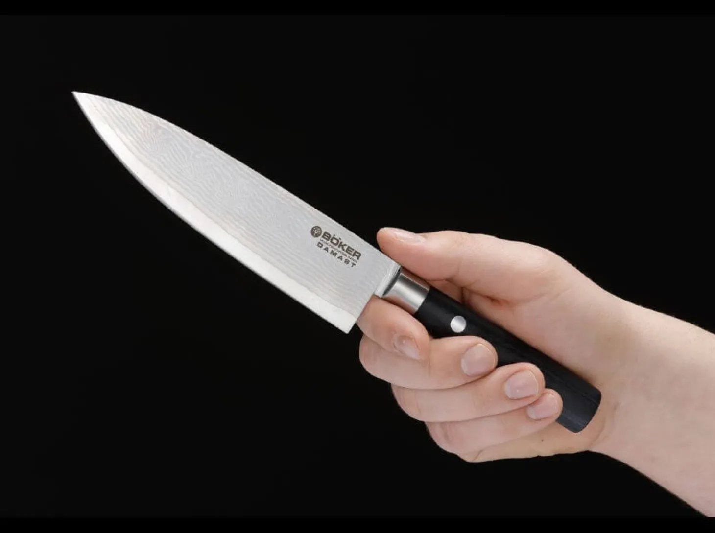 Damast Black Chefmesser Klein