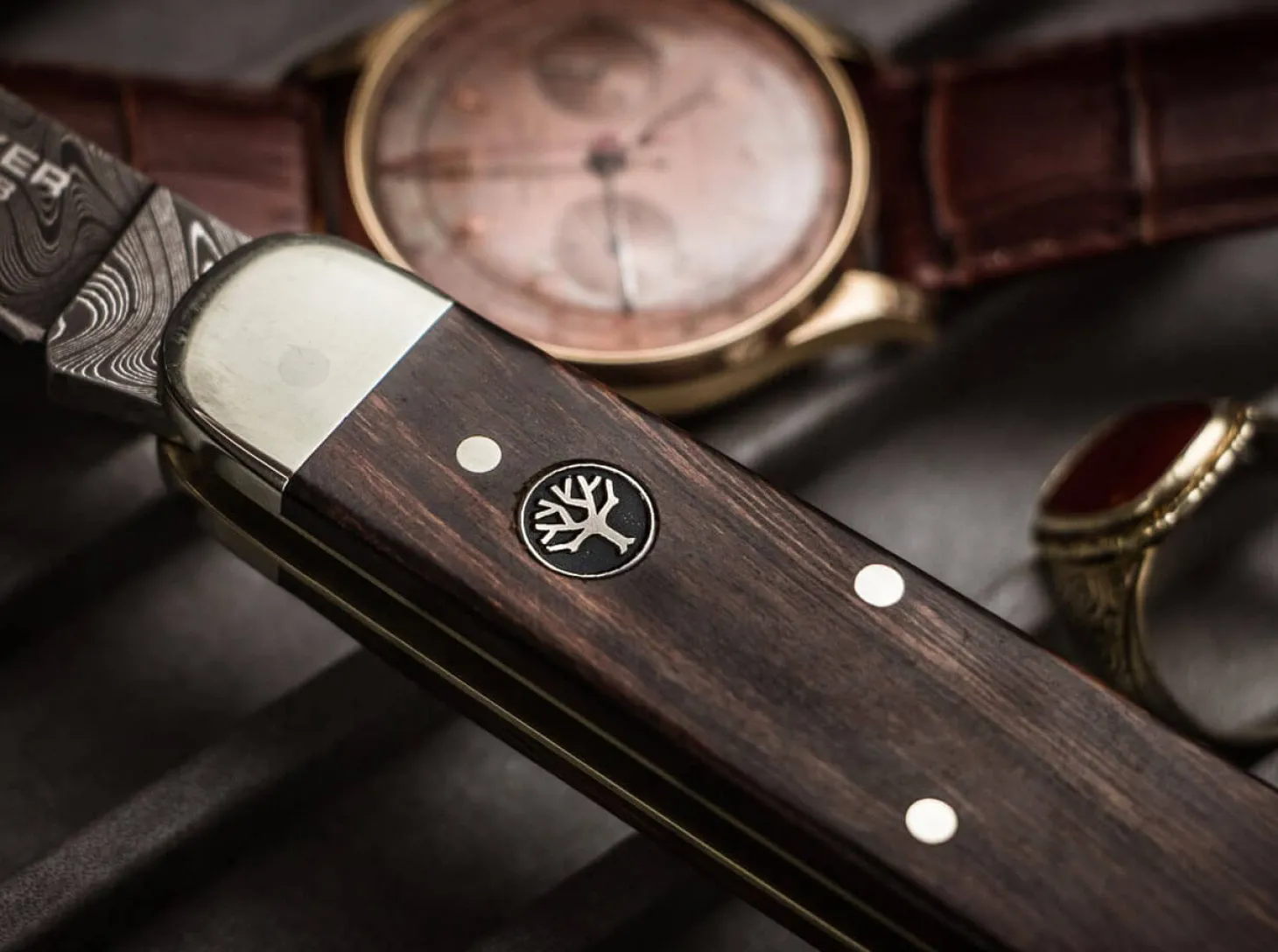 Damast Jahresmesser 2018