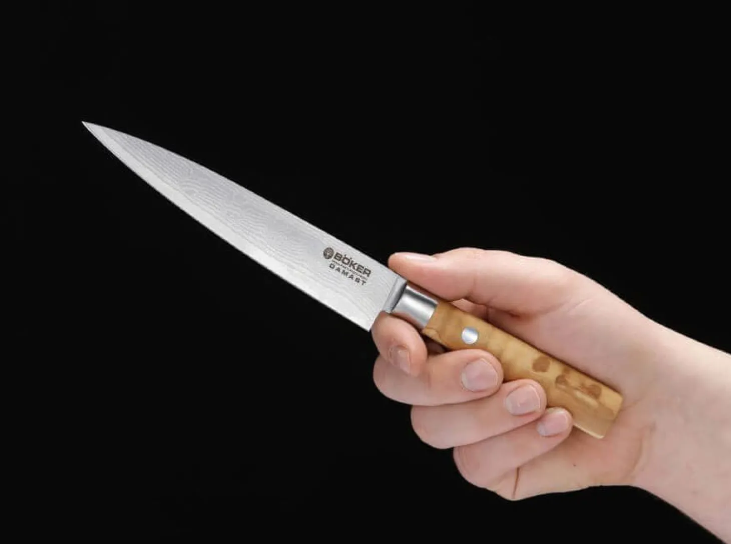 Damast Olive Allzweckmesser