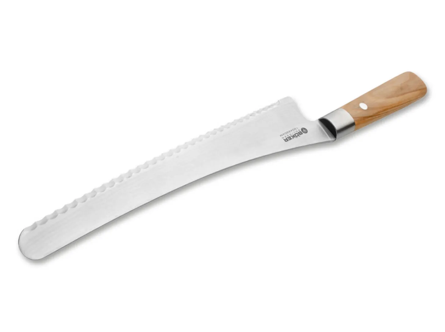 Damast Olive Brotmesser