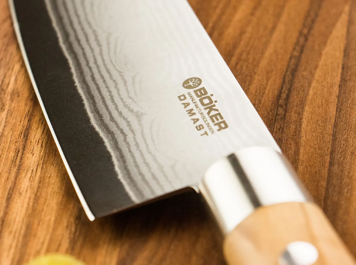 Damast Olive Santoku