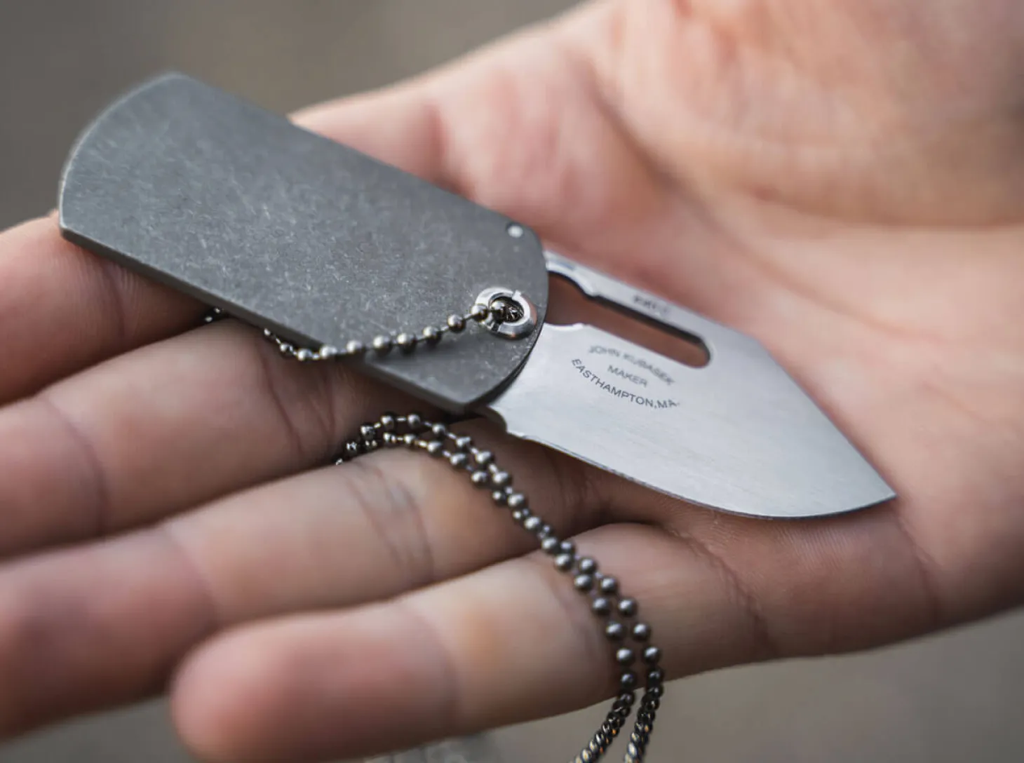 Dog Tag Knife