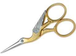 Embroidery Scissors 2C 35/35 Golden Stork
