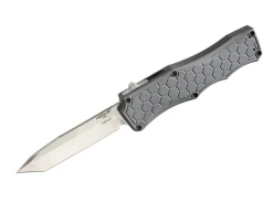 Exploit OTF Automatic 3.5 Tanto Aluminum Grey Tumbled
