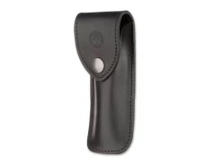 Französisches Leder-Etui Schwarz Groß