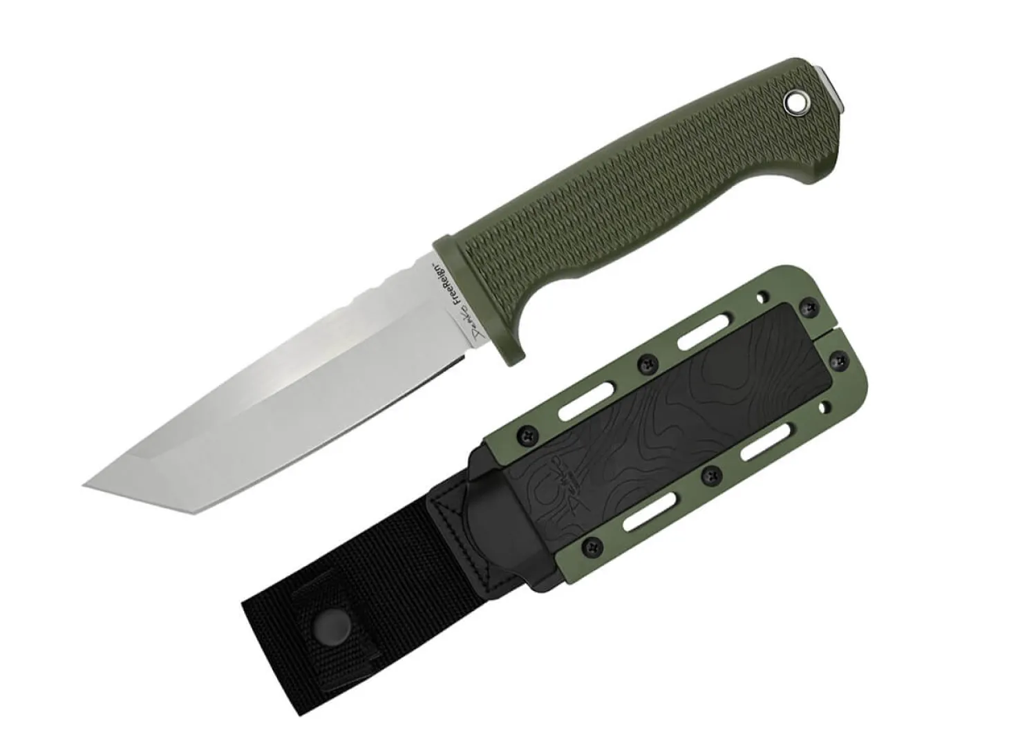 FreeReign Tanto AUS10A OD Green