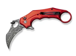 Incisor II Aluminum Red Damascus