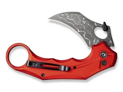 Incisor II Aluminum Red Damascus