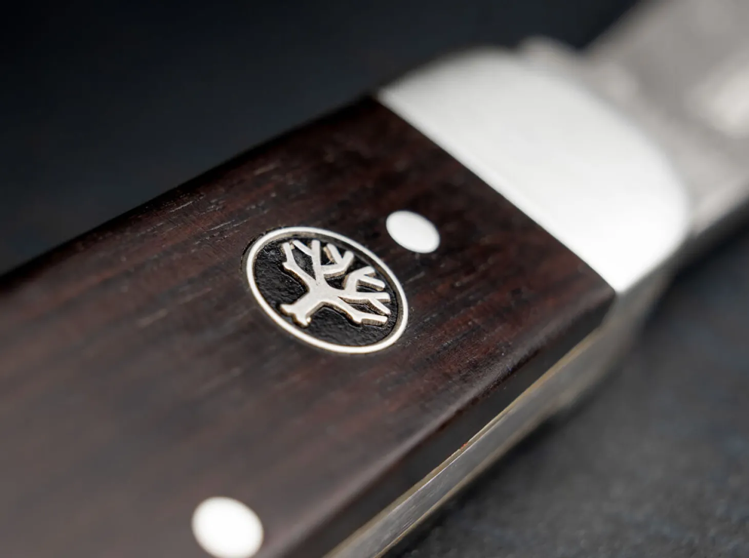 Jagdmesser Mono Damast Grenadill