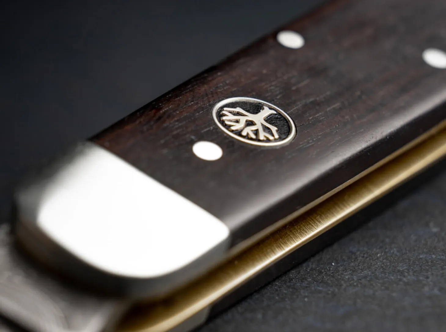 Jagdmesser Mono Damast Grenadill