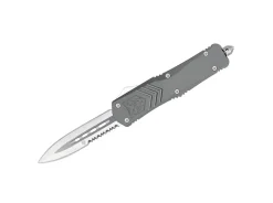 Large FS-X Grey Dagger 1-Side Serrated