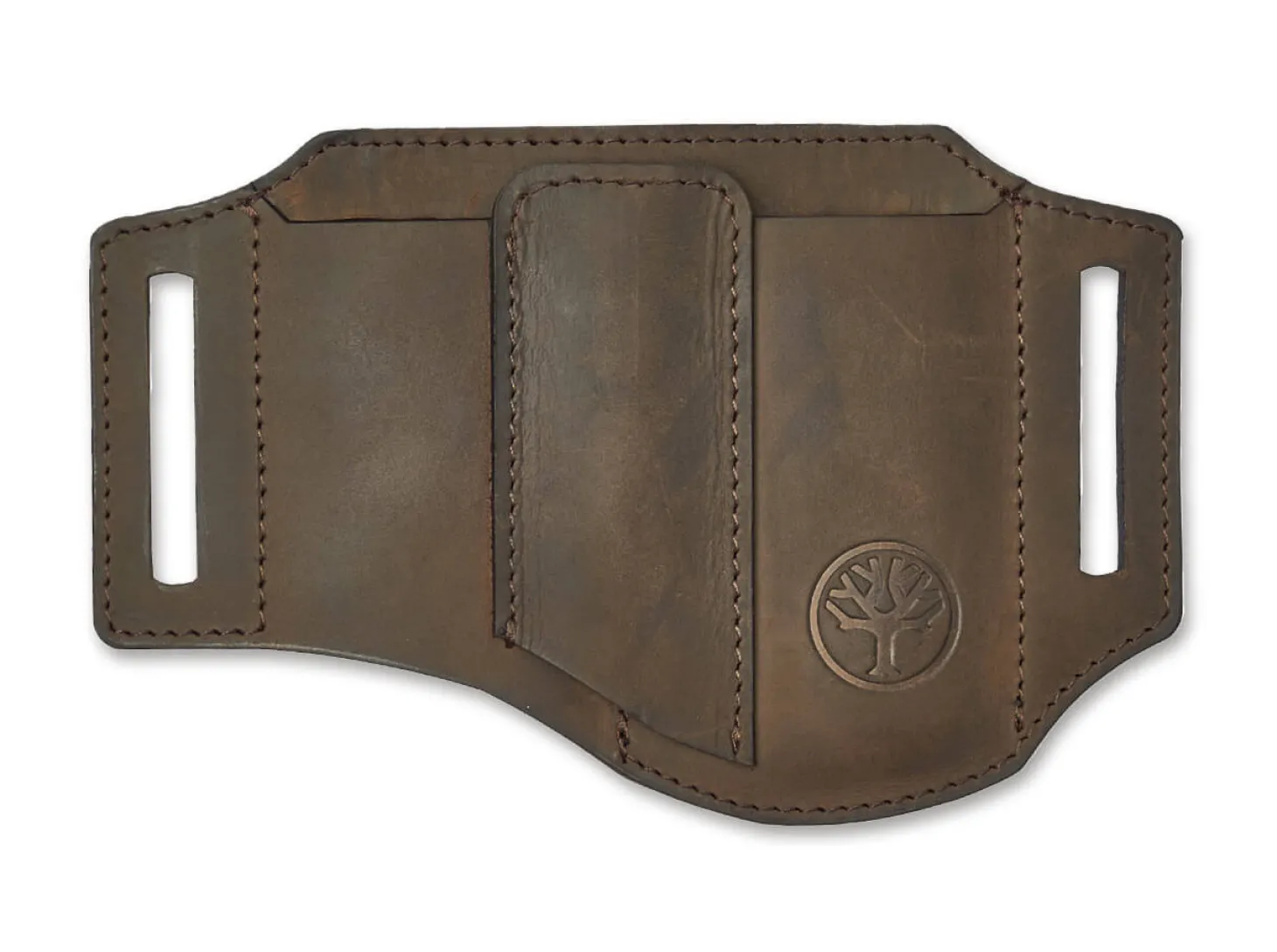 Lederholster ED-Three Braun