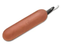 Leder-Stecketui Braun