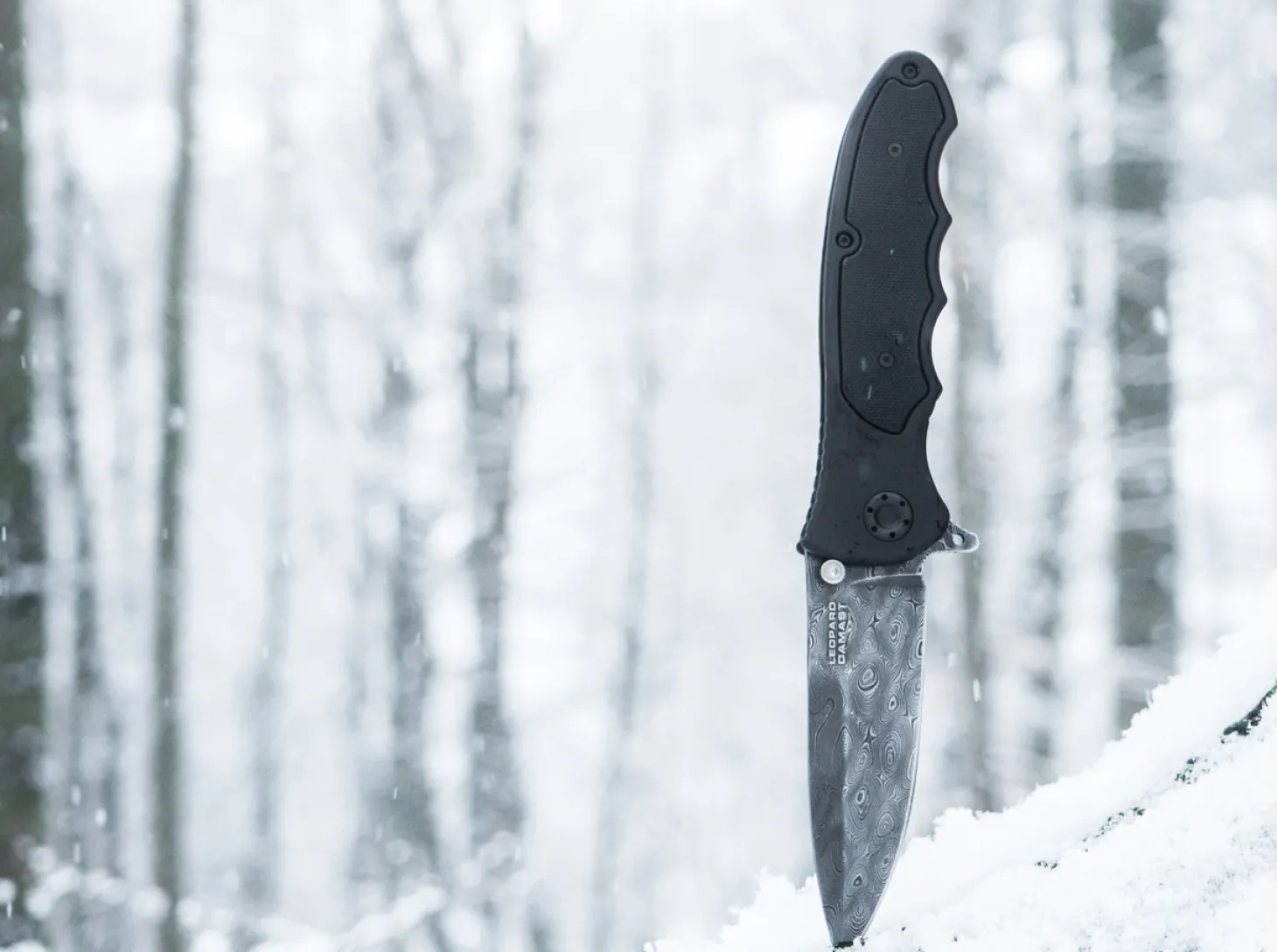 Leopard-Damast III All Black