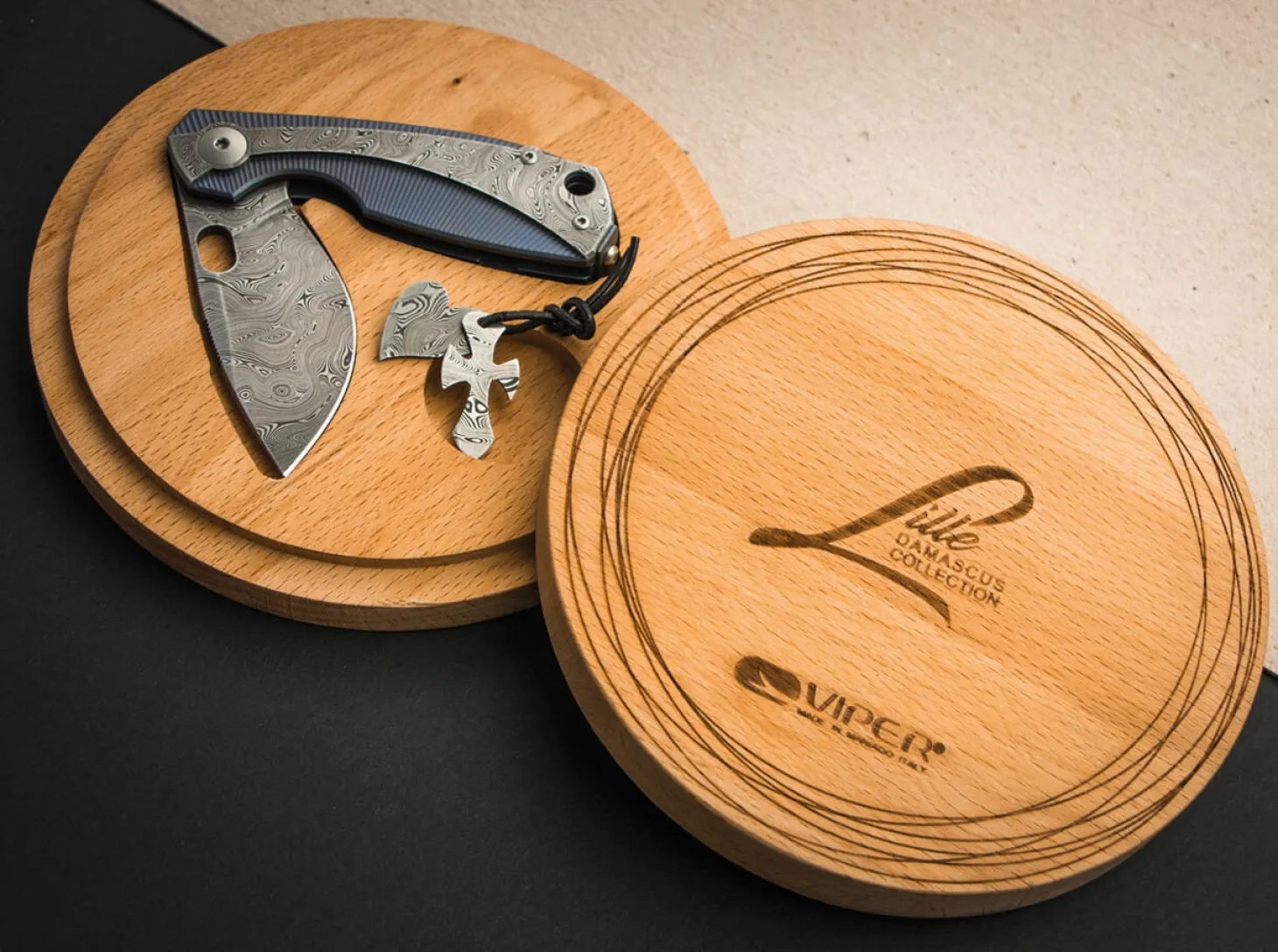 Lille Damasteel Blue