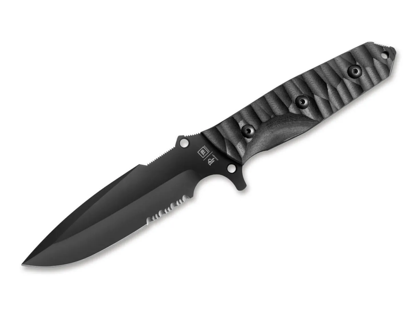 Maraudeur G10 Textured Black Serrated