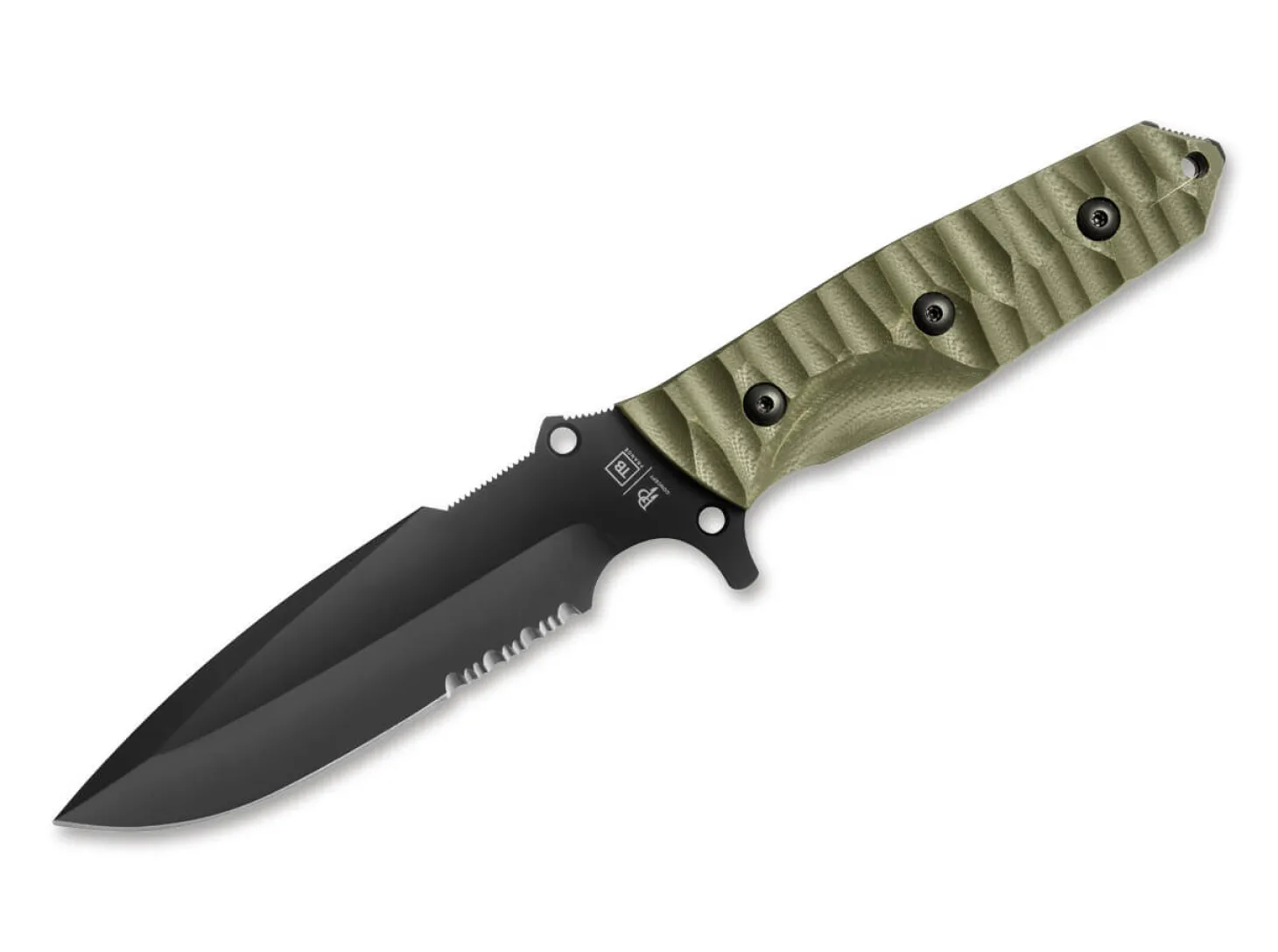 Maraudeur G10 Textured Kaki Serrated