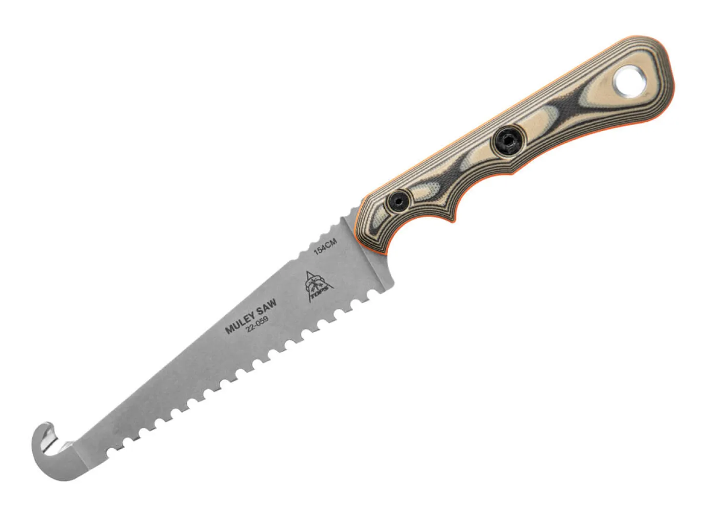 Muley Saw Tan Black G10