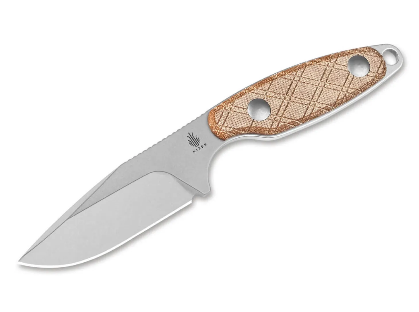 Muskrat 154CM Micarta Natural