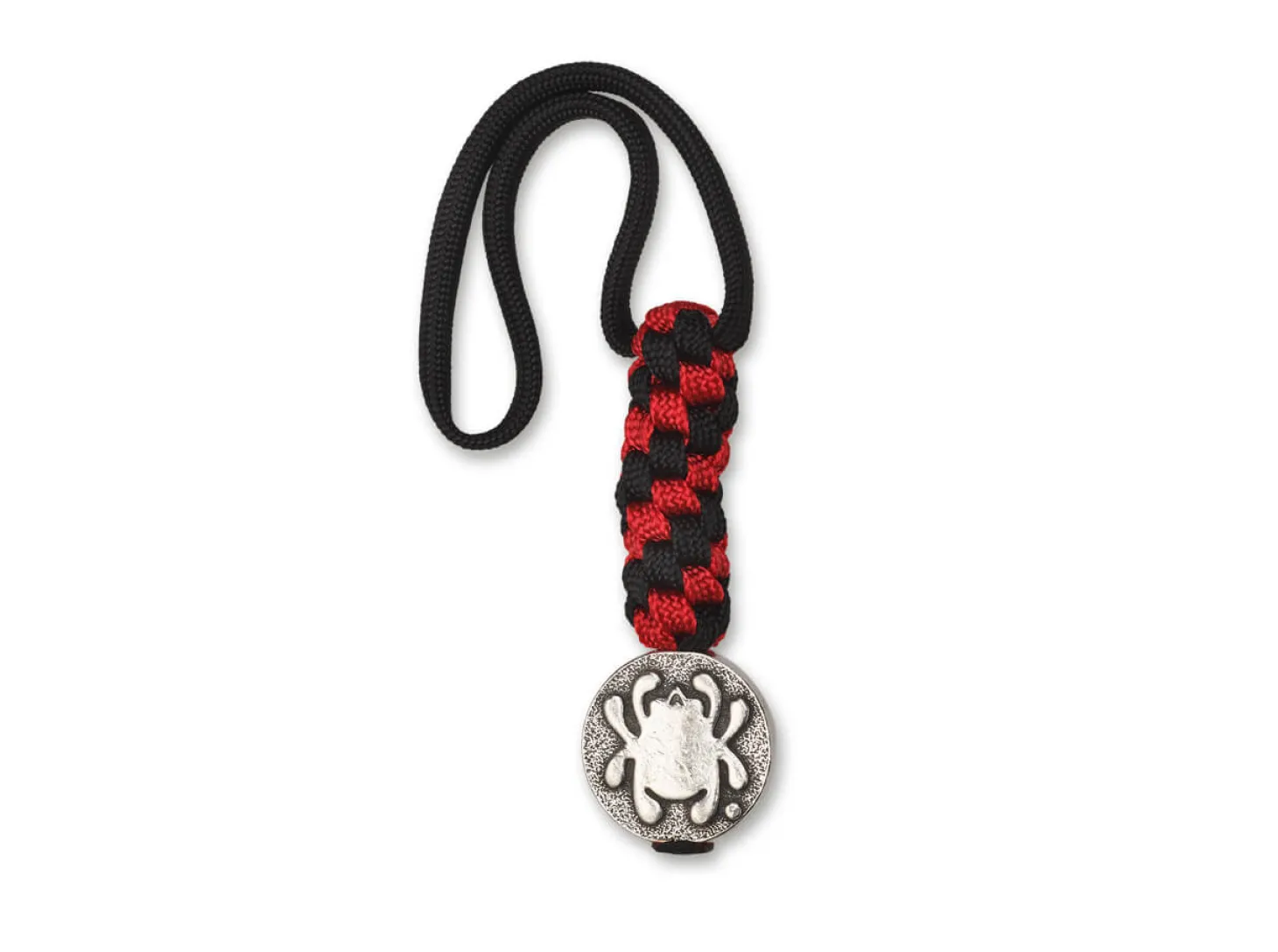 Pewter Flat Bead Lanyard