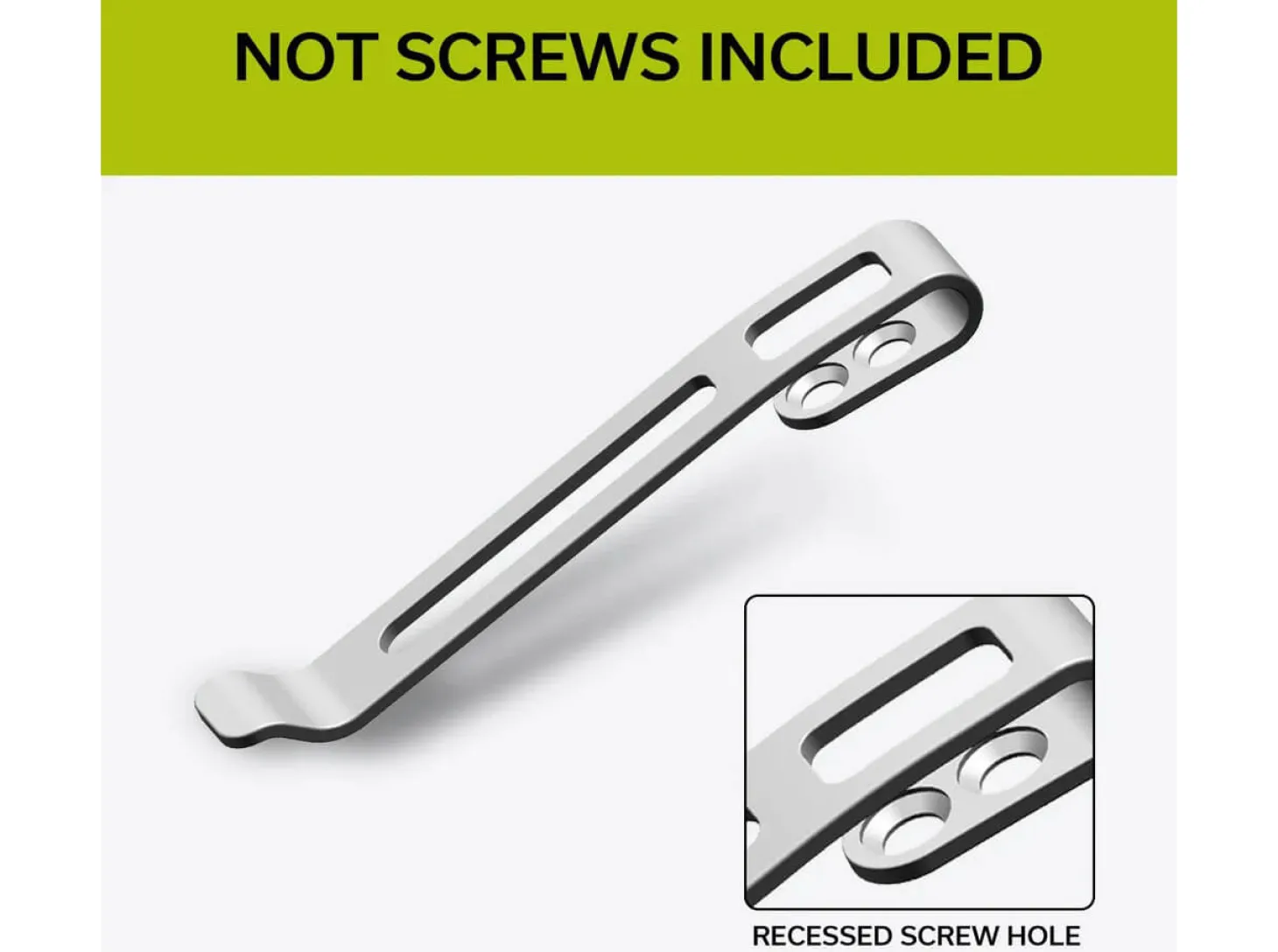 Plain Stainless Steel Clip CA-05B-V1