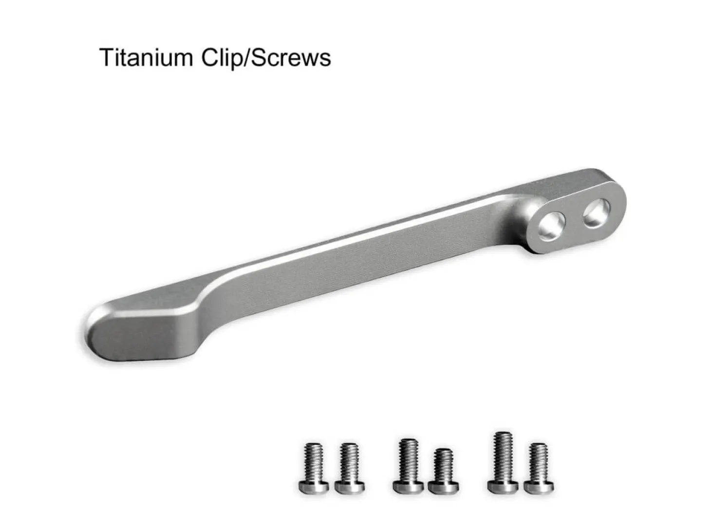 Plain Titanium Clip T001C