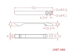 Plain Titanium Clip T001C
