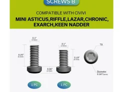 Plain Titanium Clip T001C