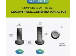 Plain Titanium Clip T001C