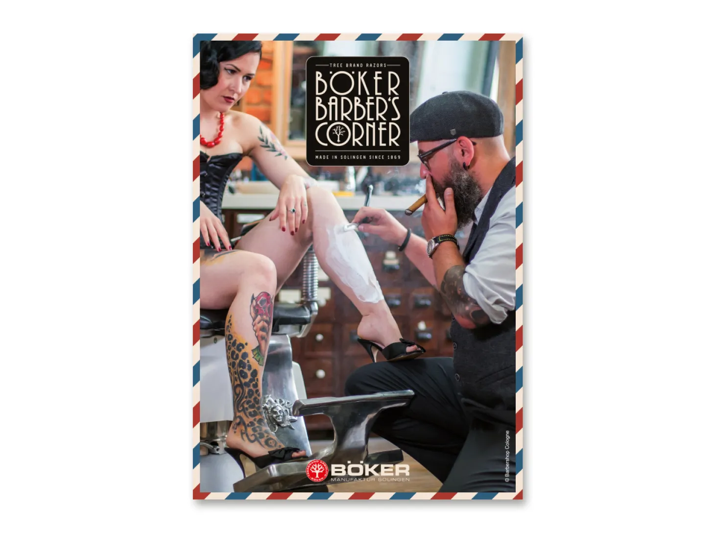 Poster Böker Barber's Corner I