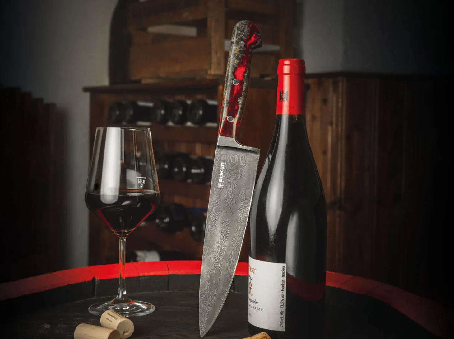 River Damast Chefmesser