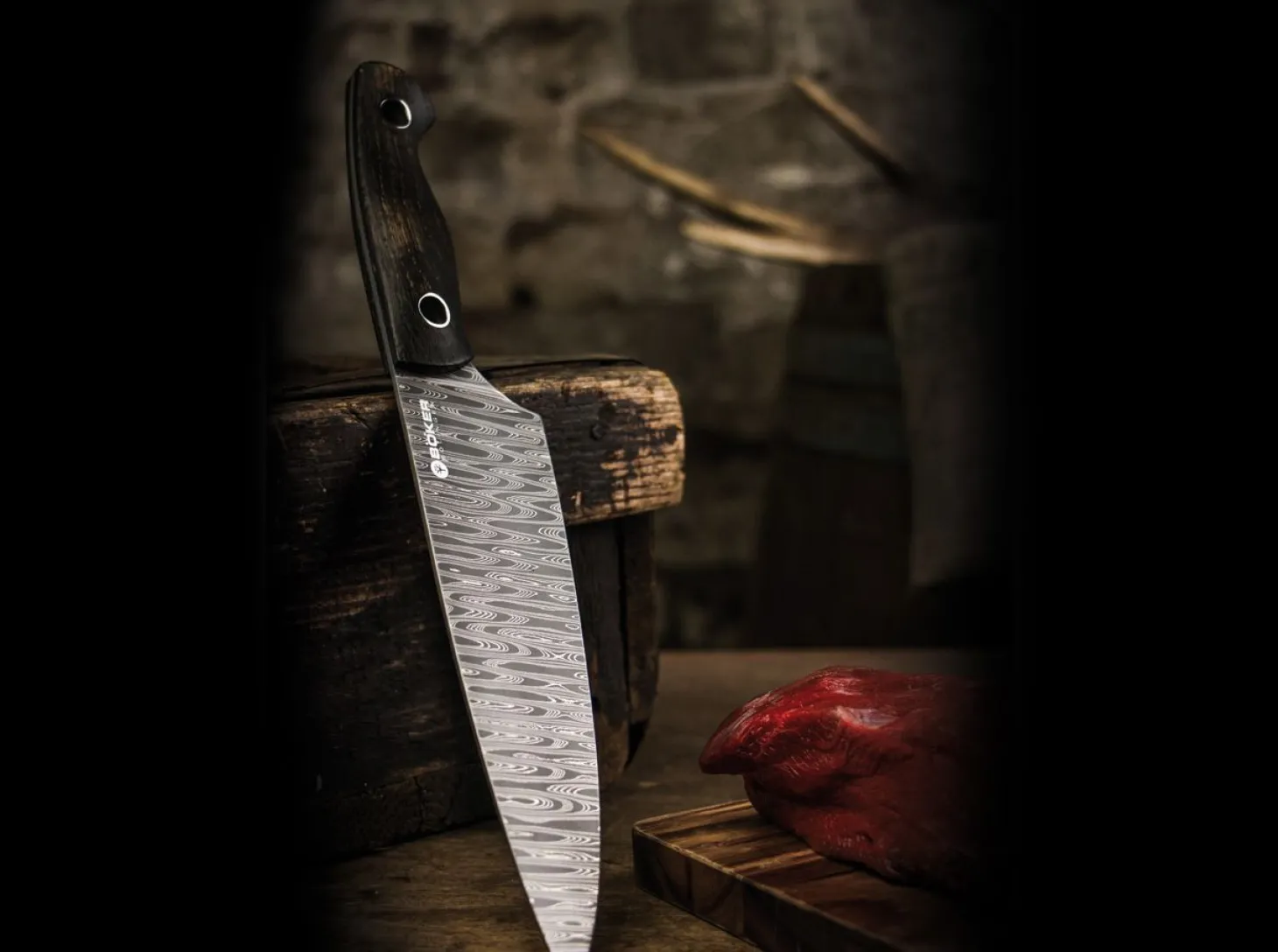 Saga Damast Chefmesser