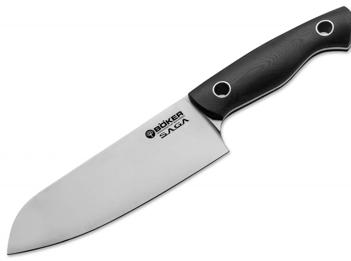 Saga Santoku G10 Satin