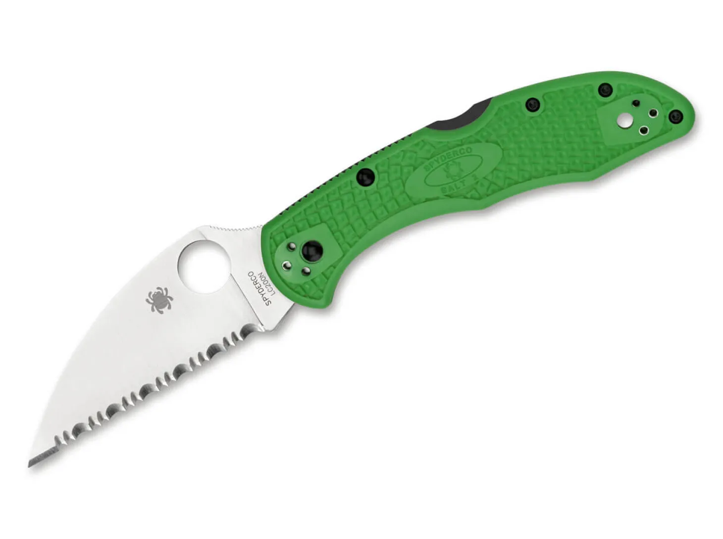 Salt 2 Wharncliffe Serrated LC200N Green