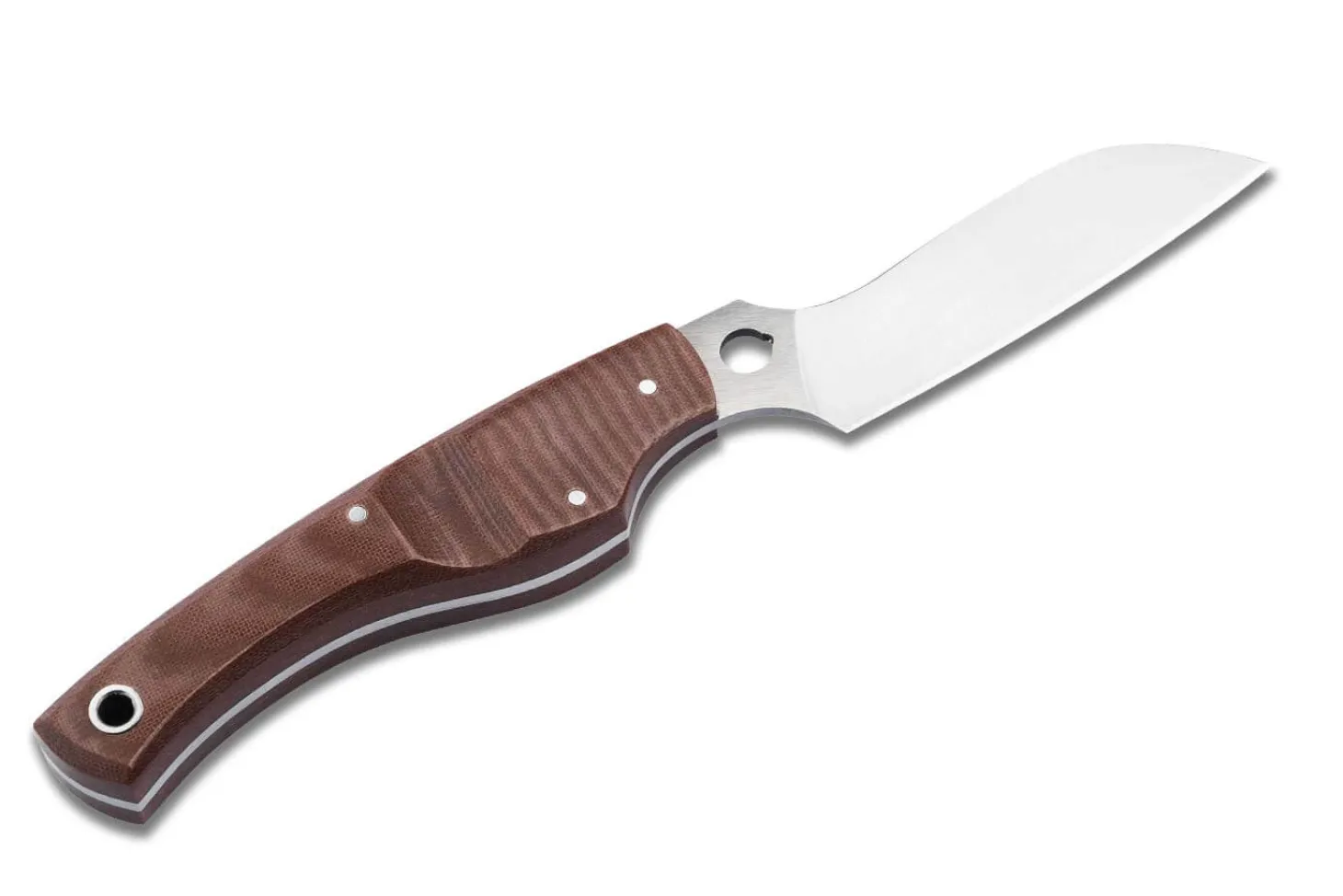Schälmesser Micarta Braun