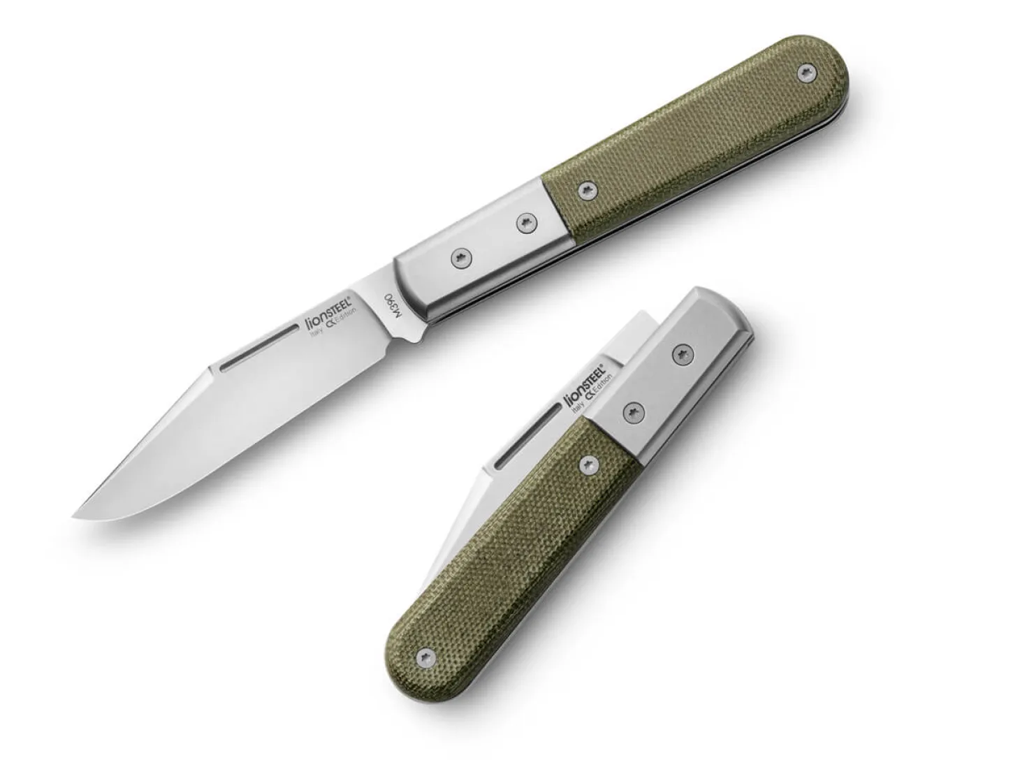 Shuffler Barlow Canvas Micarta Green