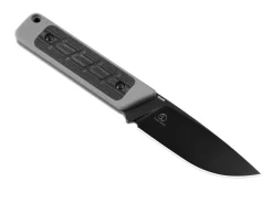 Smolt G10 Grey Micarta Black