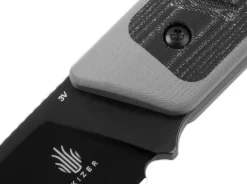 Smolt G10 Grey Micarta Black