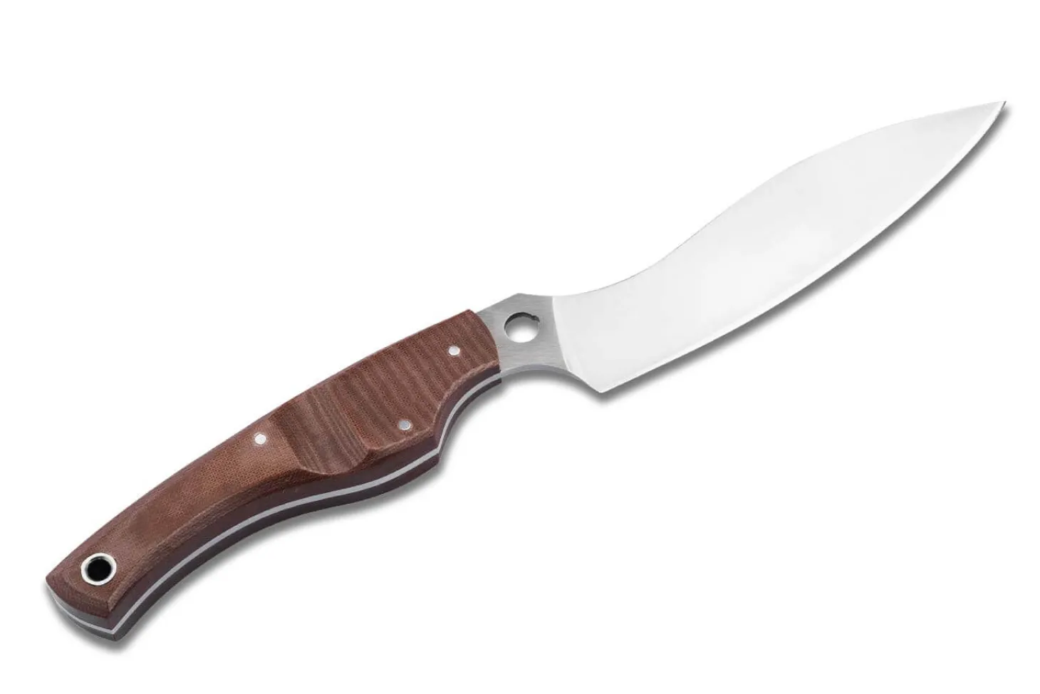 Spickmesser Micarta Braun